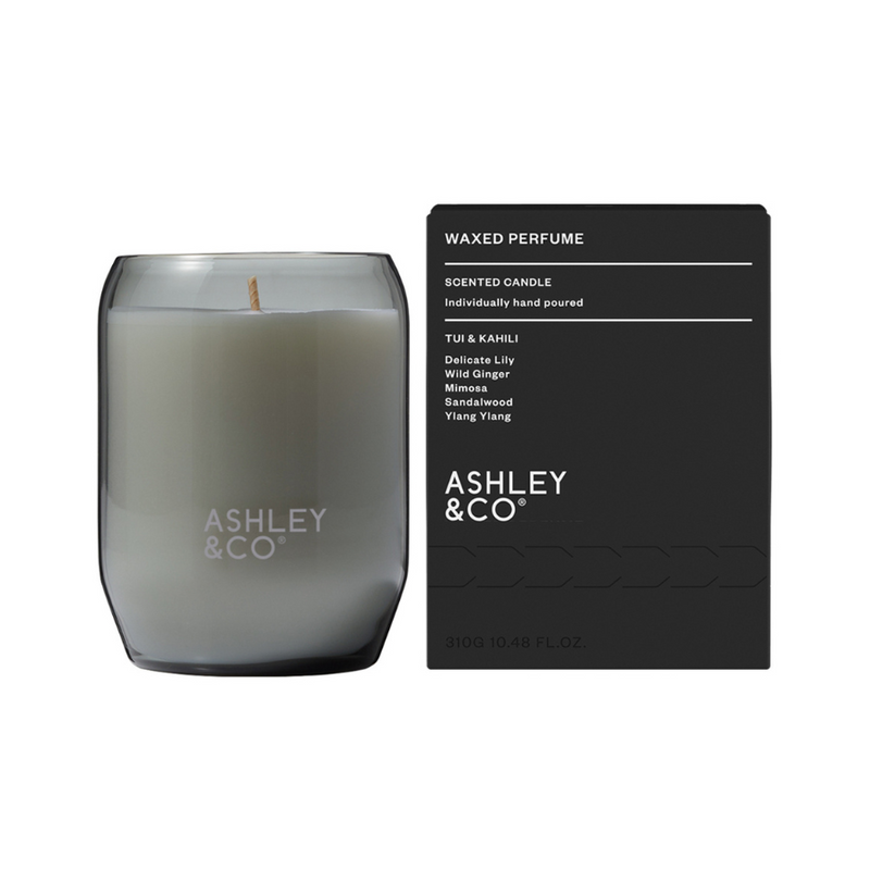 Ashley & Co Waxed Perfume Candle Tui & Kahili 310g