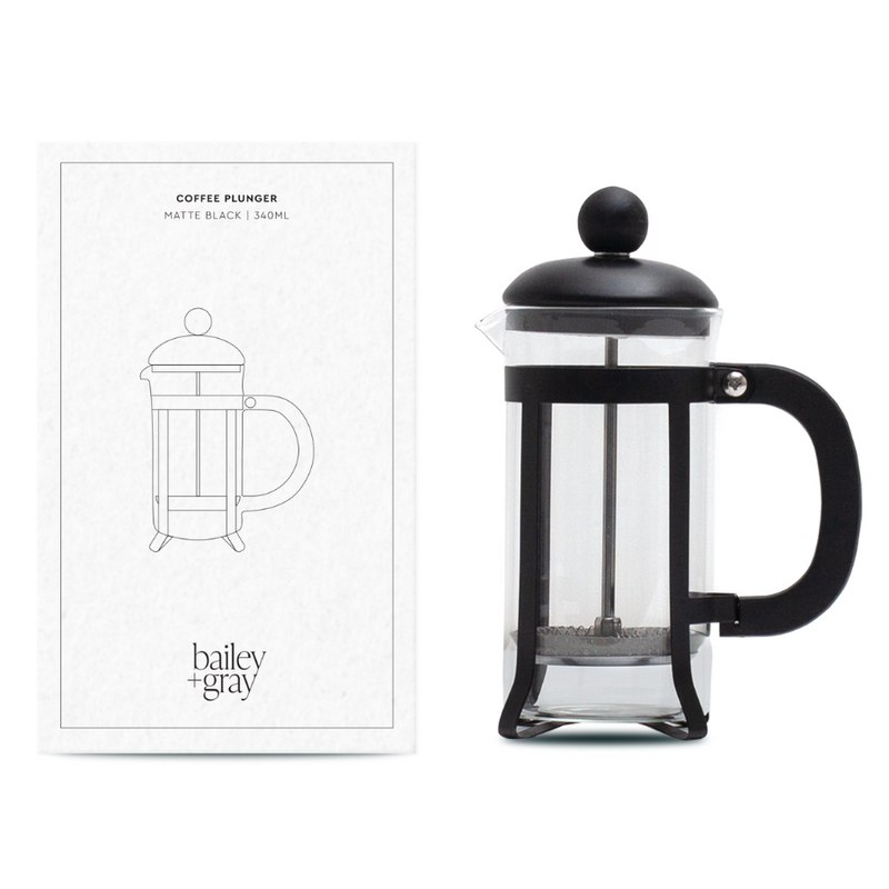 Bailey + Gray Coffee Plunger 340ml