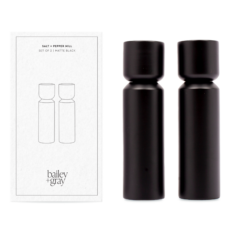 Bailey + Gray Salt & Pepper Mill Set