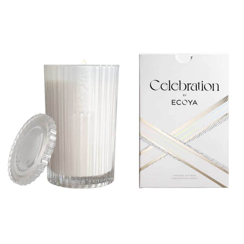 ECOYA Celebration Candle White Musk & Warm Vanilla 345g