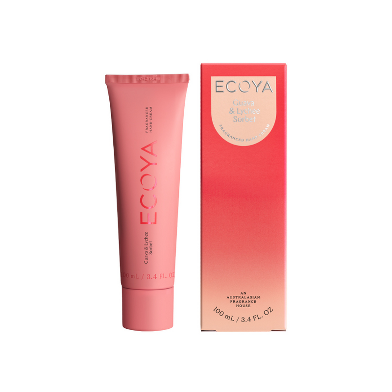 ECOYA Hand Cream Guava & Lychee Sorbet 100ml