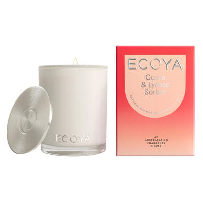 ECOYA Madison Candle Guava & Lychee Sorbet 400g