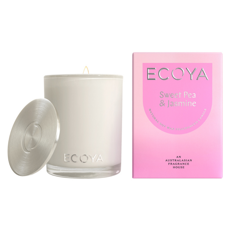 ECOYA Madison Candle Sweet Pea & Jasmine 400g