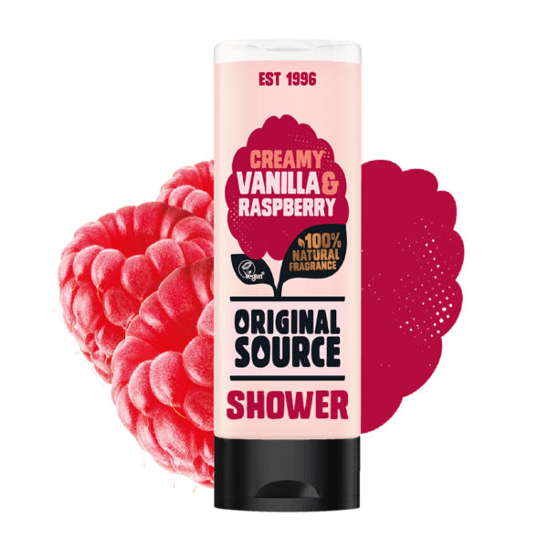 Original Source Shower Gel – Creamy Vanilla & Raspberry