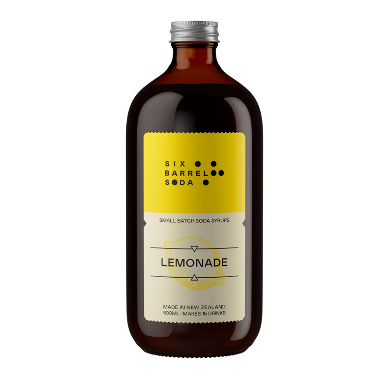 Six Barrel Lemonade Syrup 500ml