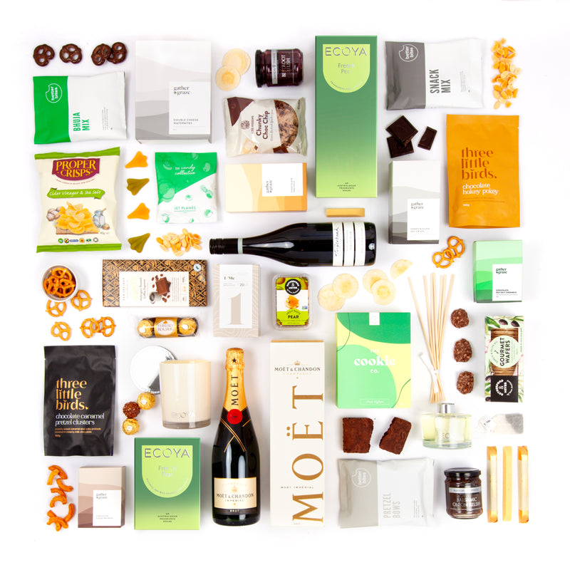 The Absolute Extravagance Deluxe Food & Wine Gift Box