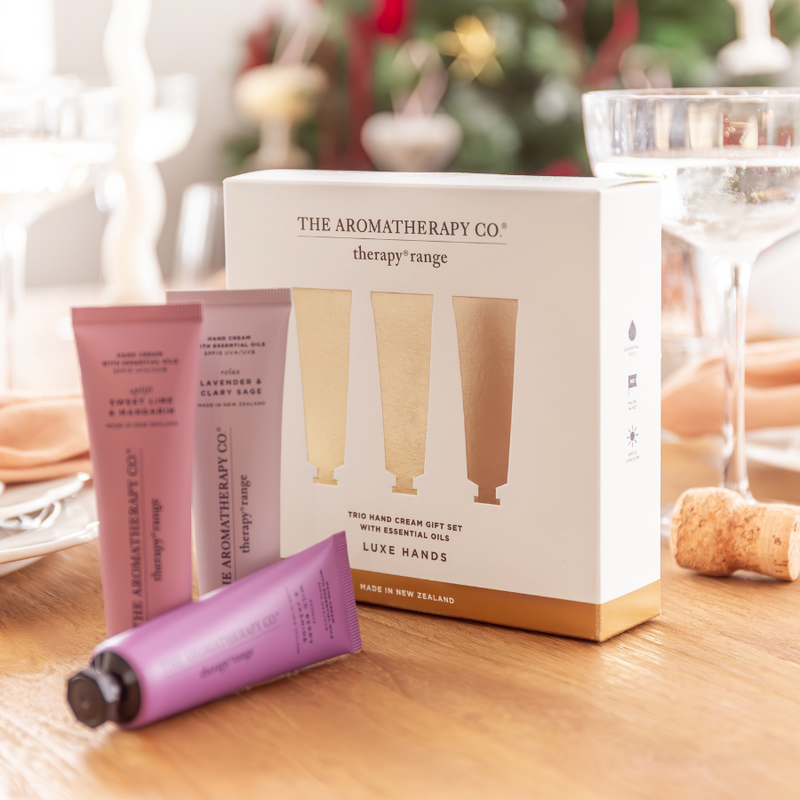 The Aromatherapy Co Therapy Luxe Hands Trio Gift Set