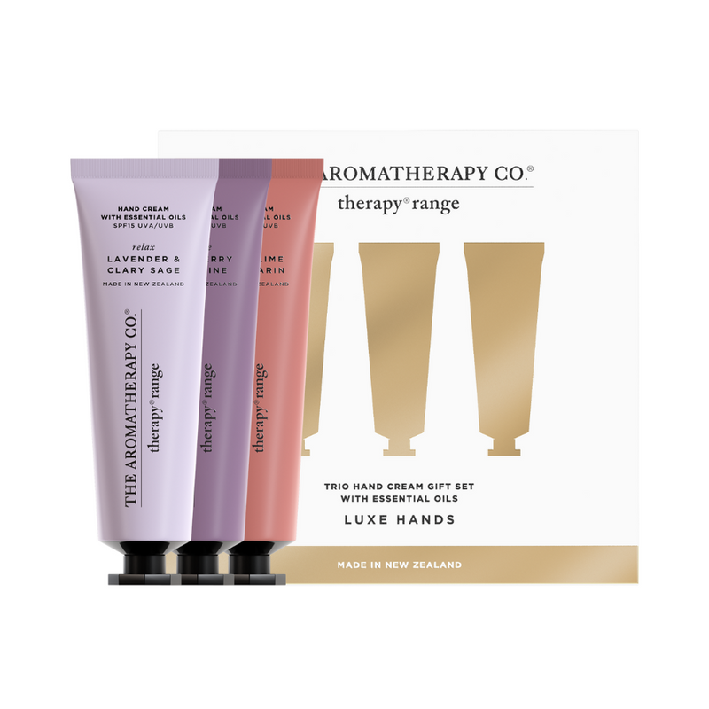 The Aromatherapy Co Therapy Luxe Hands Trio Gift Set