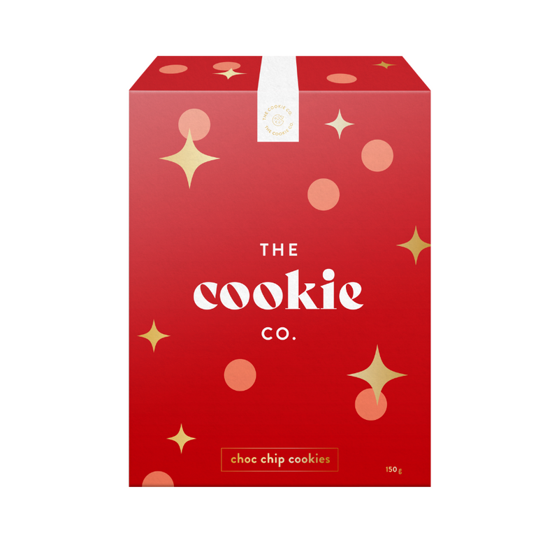 The Cookie Co Choc Chip Cookies 150g Christmas