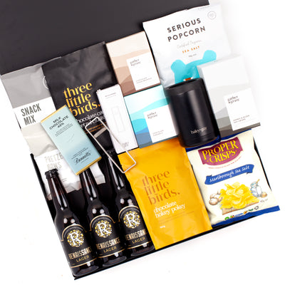 The Happy Hour - Beer, Snacks & Barware Gift Box