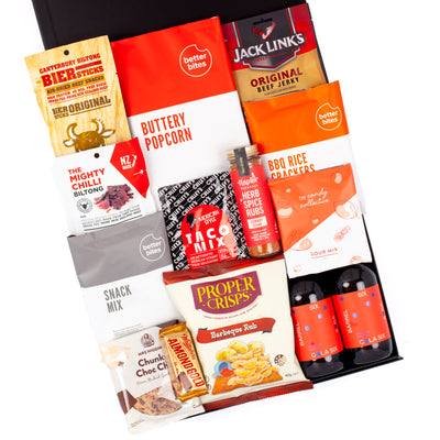 The Meat Lover Gift Box - Jerky, Snacks & Soda Gift For Him