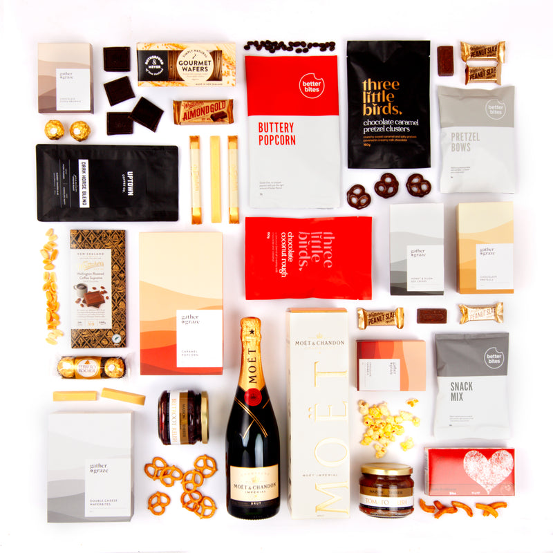 The Moët Magnificence - Luxury Champagne, Chocolates & Snacks Gift Box