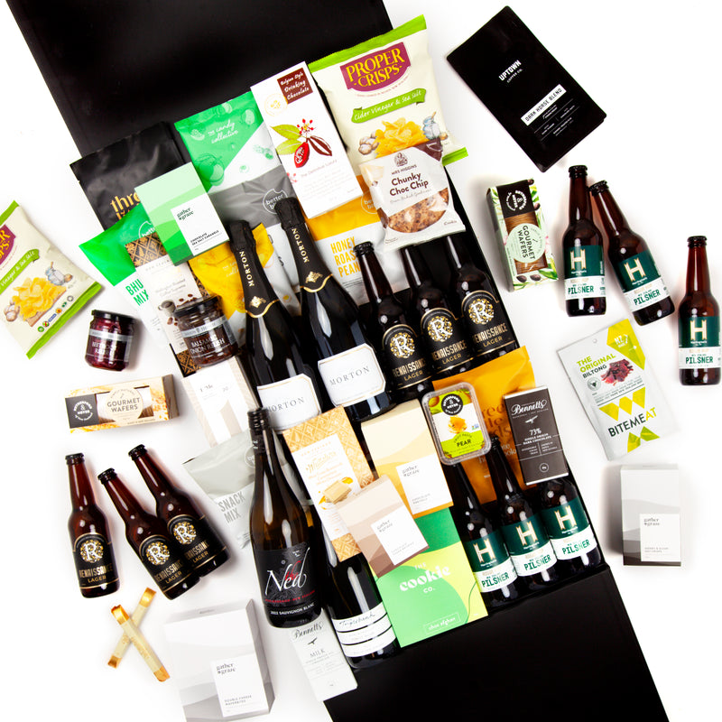 The Office Party - Large Bubbles, Wine, Craft Beer & Sweet and Savoury Snacks Office Staff Party Gift Box