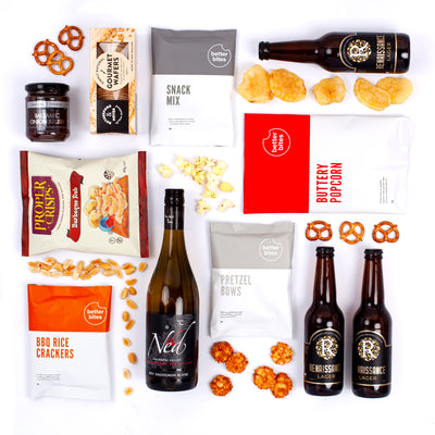 The Perfect Match - Beer & Wine Gift Box Great For Couples