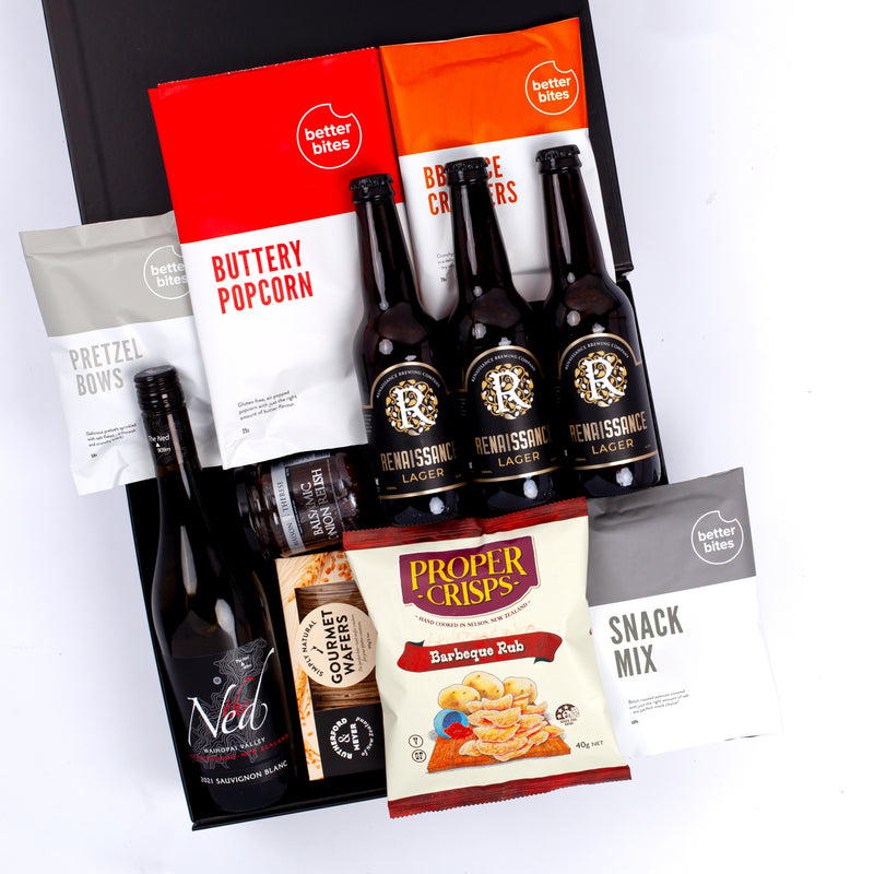 The Perfect Match - Luxe Lager & Sauvignon Blanc Gift Hamper