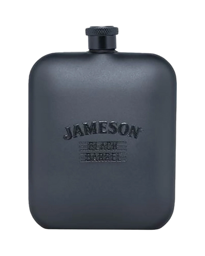 Jameson Whiskey Black Barrel 700ml with Hip Flask Gift Set