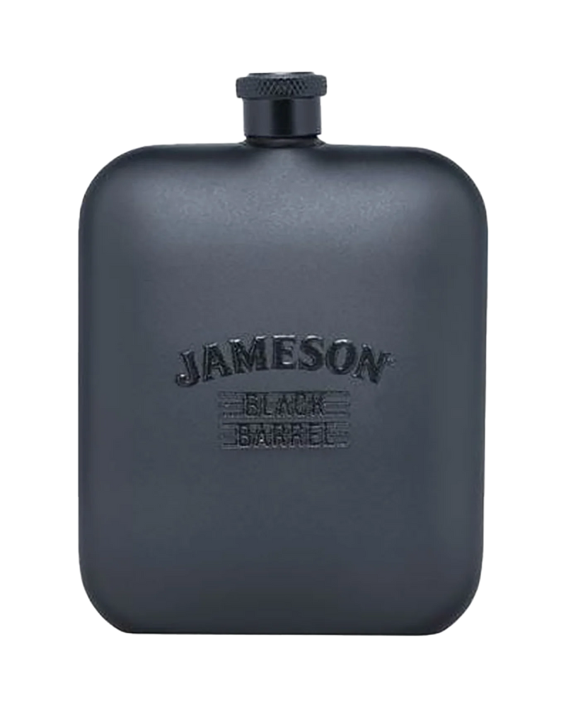 Jameson Whiskey Black Barrel 700ml with Hip Flask Gift Set